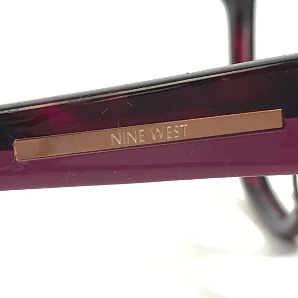 Nine West Eyeglasses Frames NW583S 630 Purple Red Tortoise Cat Eye 57-17-135